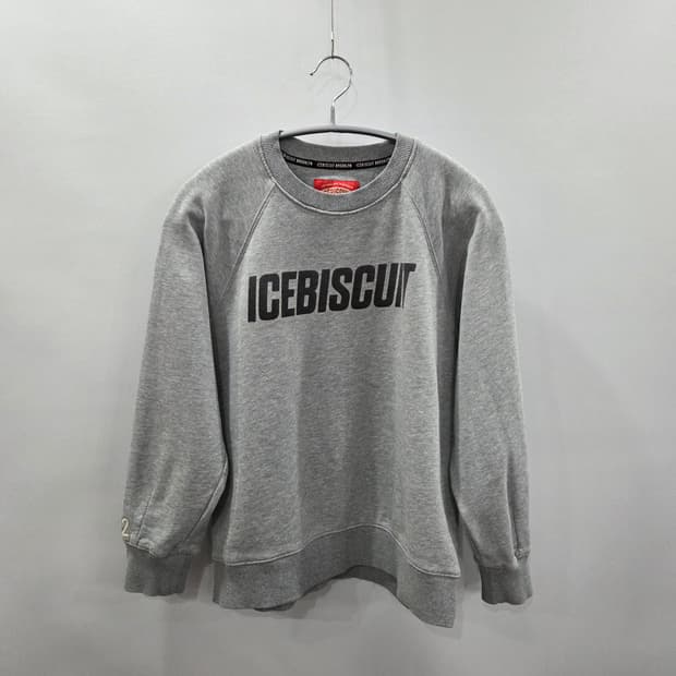 아이스비스킷 키즈 스펠로고 프린팅 맨투맨 155