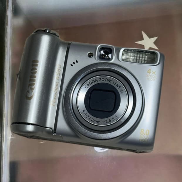 [바로사용가능] 캐논 Canon PowerShot A580 빈티지 디카