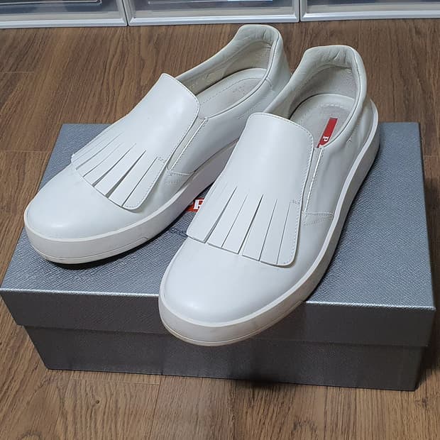 프라다 프린지 레더 슈즈 7