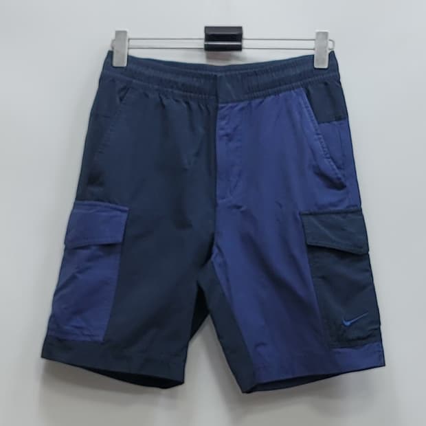 NIKE 21SS 나이키 유틸리티 카고 쇼츠 반바지 / 남 S 네이비 