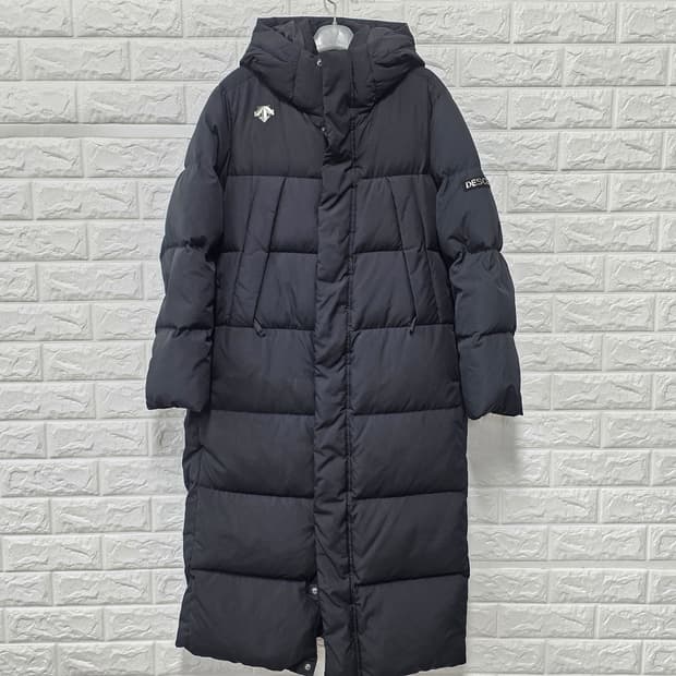 택포// 데상트 블랙 롱패딩 S