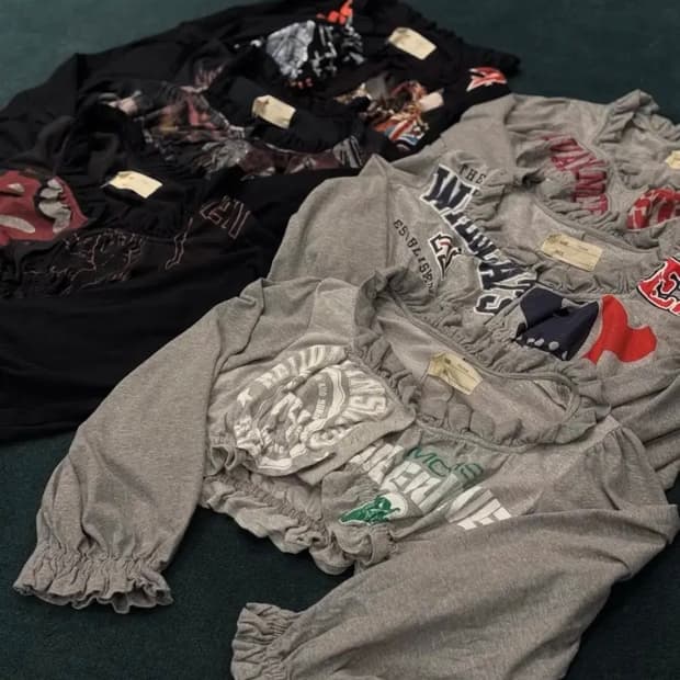 77circa 프릴가디건