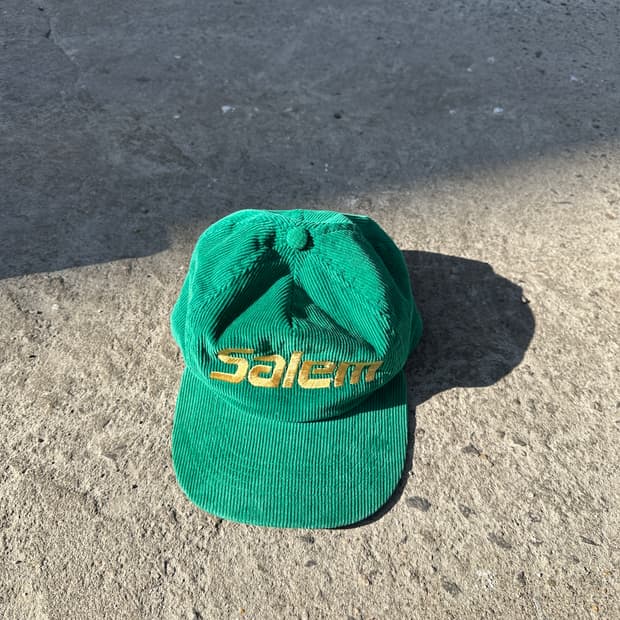 vintage 90's salem corduroy cap