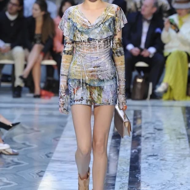 비비안 웨스트우드 드레이프 막시 드레스