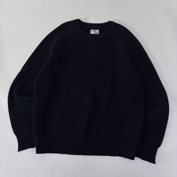 러프사이드 네이비 피셔맨 니트