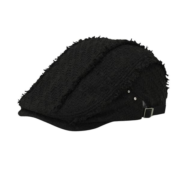 보헤미안서울 트위드 헌팅캡 블랙