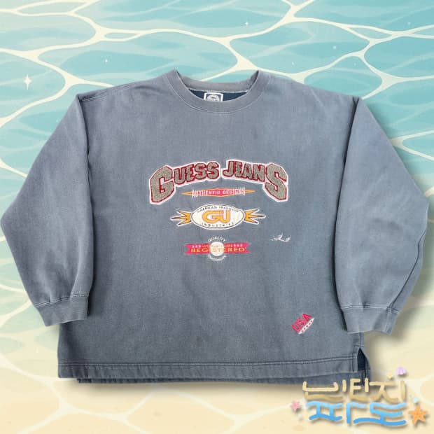 L 90s GUESS 게스 빈티지 맨투맨 스웻