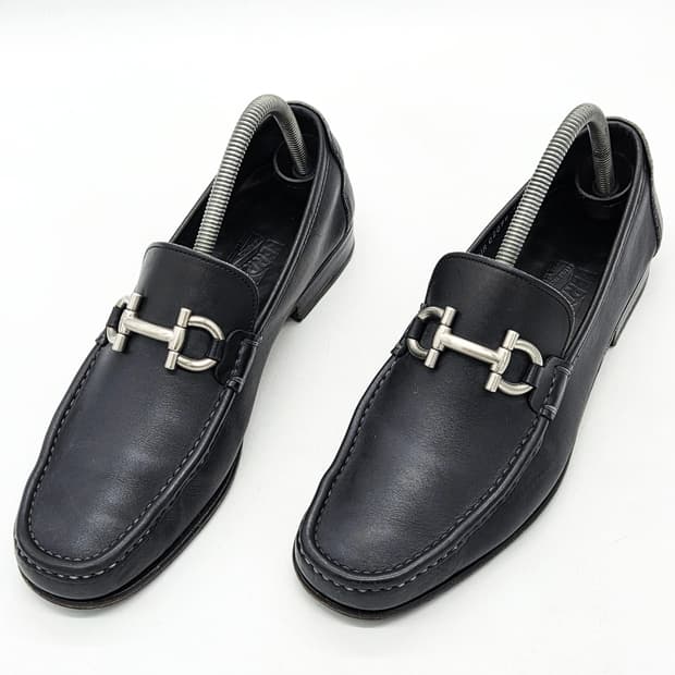  살바토레 페라가모 간치니 로퍼 블랙 (7 1/2)  