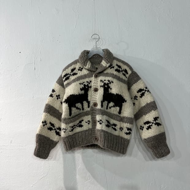 여성 코위찬 캐나다 가디건 S-XS