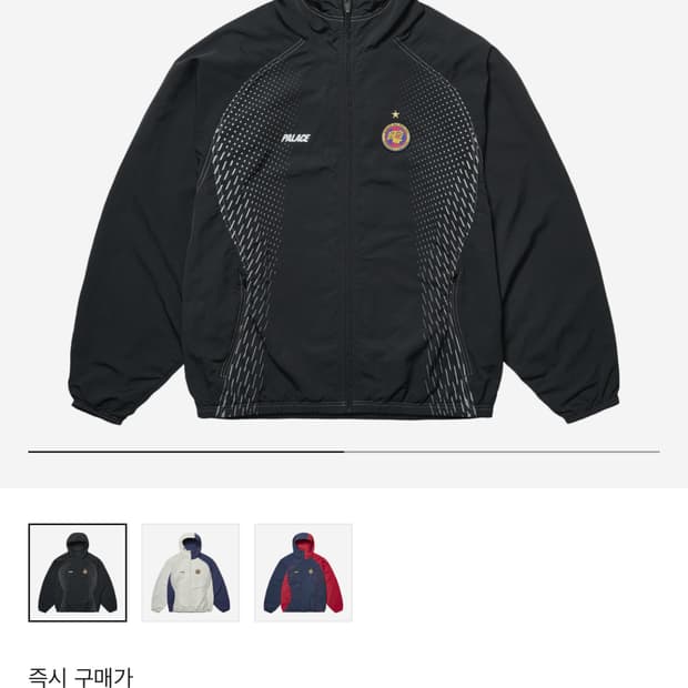팔라스 25fw 프로 팀 후드 쉘 자켓 블랙