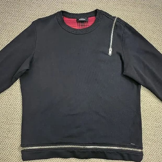 디젤 디자인 지퍼 