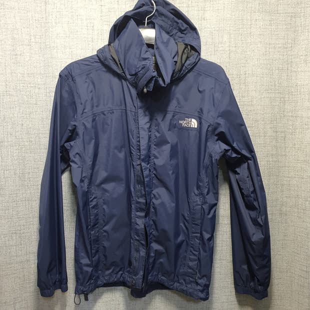 노스페이스 네이비 바람막이 후드 자켓 s