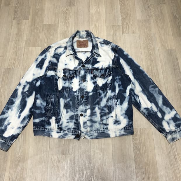 (XL) 90's 리바이스 Levi's 유럽판 70503 블리치드 자켓
