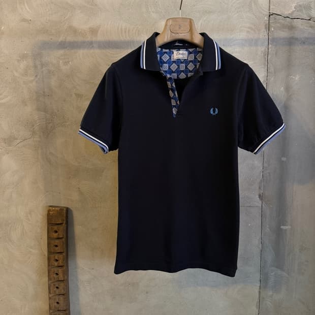 프레드 페리 X 드레익스 pk 셔츠 슬림100