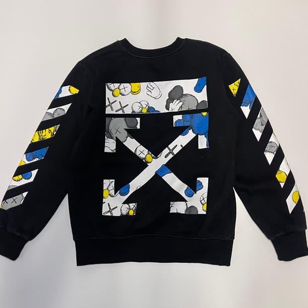 오프화이트 X 카우스 콜라보 맨투맨 M