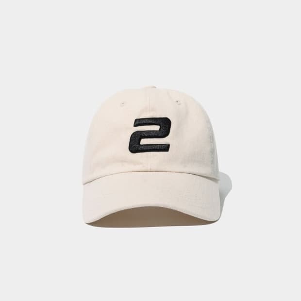  23.65 LOGO BALL CAP IVORY 로고 볼캡 모자 아이보리