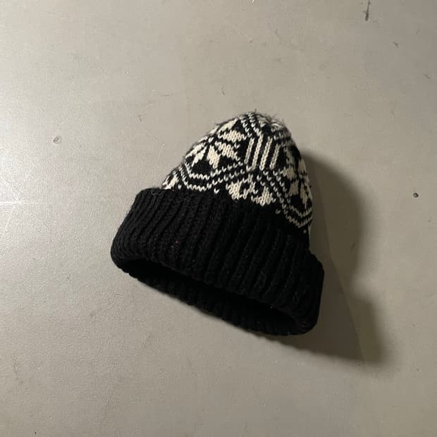 80‘s 빈티지 Unknown / Nordic Knit Style 비니