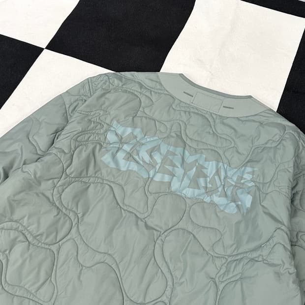 퀼팅 카모 누빔 자켓 L