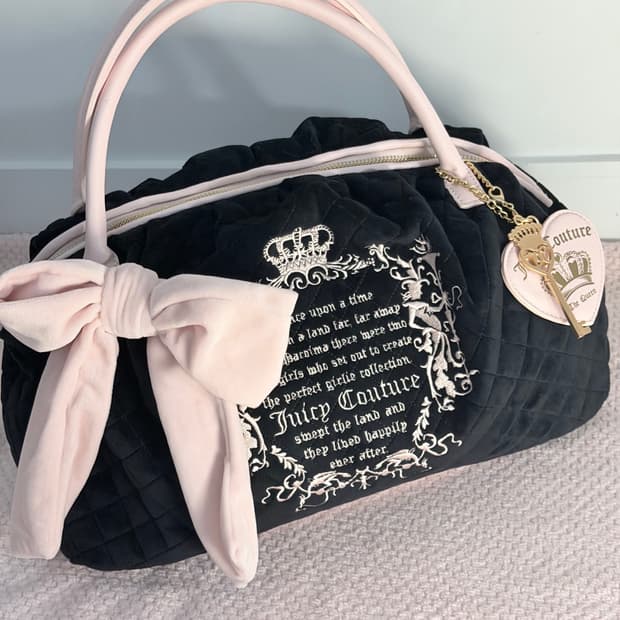 쥬시꾸뛰르 페어리테일 로열백 베이비메탈클럽 빈티지 y2k 베이비베어