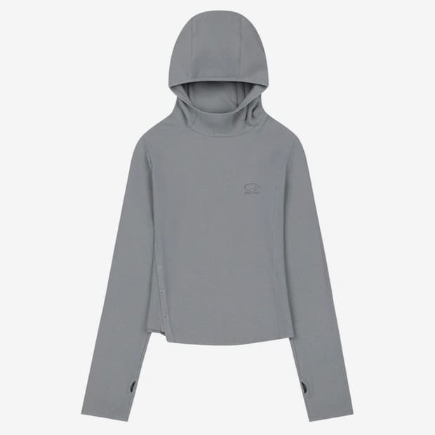 택o 새제품)오드스튜디오 사이드 스냅 후드 롱슬리브