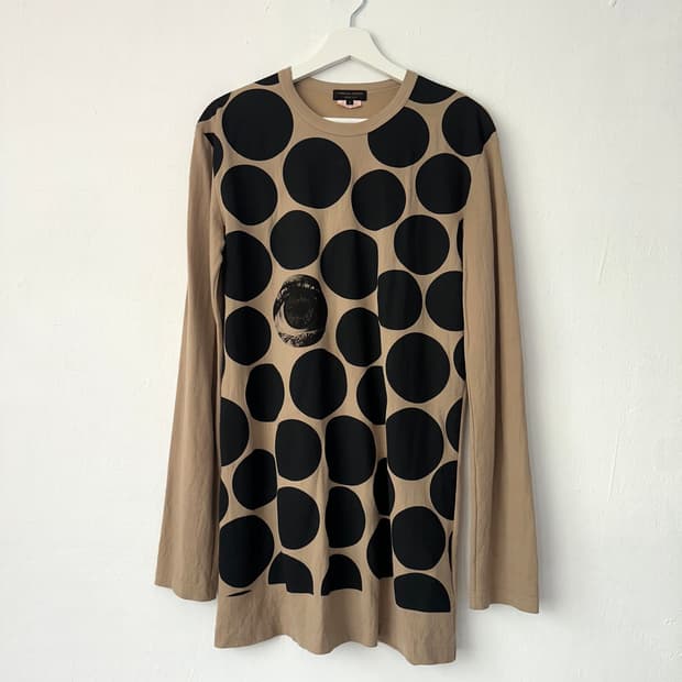 꼼데가르송 옴므플러스 2012 아이즈 도트 롱슬리브