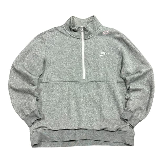 ✨ (바배) 나이키 그레이 반집업 맨투맨 