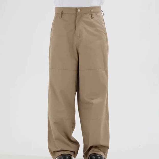 이에이(IEY) 파니 사이드턱 팬츠 베이지