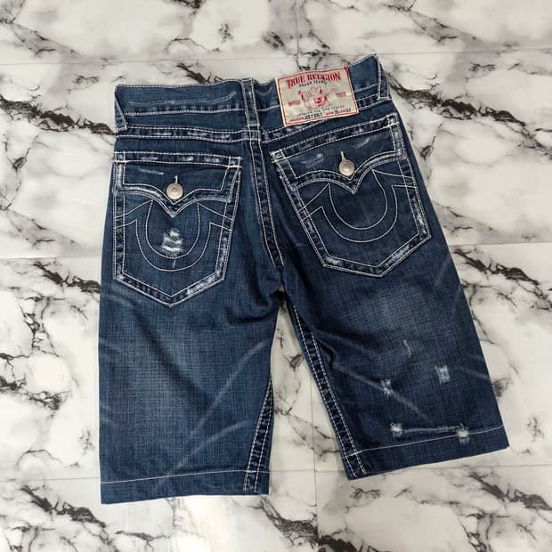 트루릴리전 y2k버뮤다 팬츠 