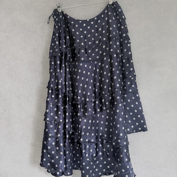 Comme des Garçons Polka Dot Tiered Skirt
