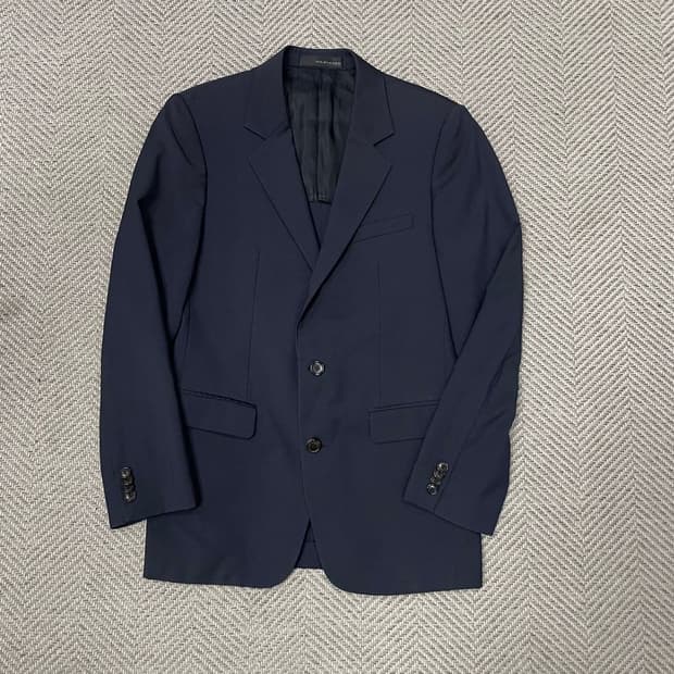 솔리드 옴므 모직 블레이저v0037