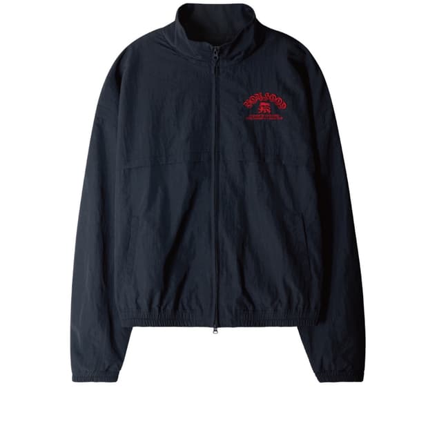 Etce BOY HOOD NYLON TRACK JACKET(NAVY)