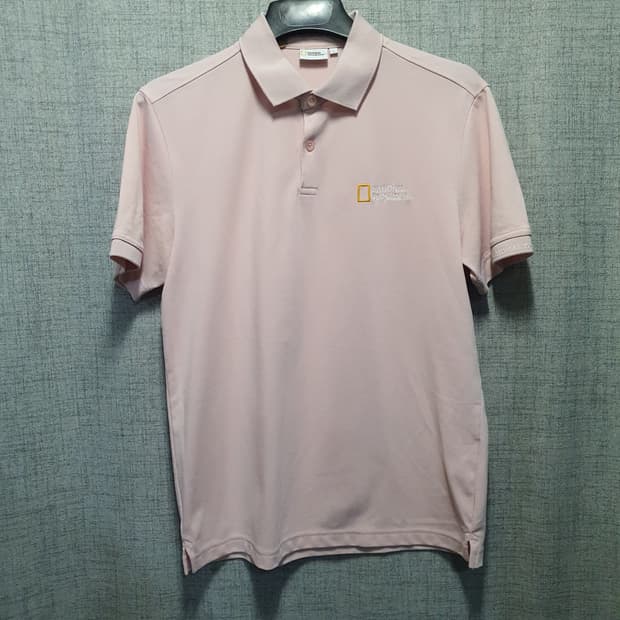 내셔널지오그래픽 핑크 반팔 폴로티셔츠 