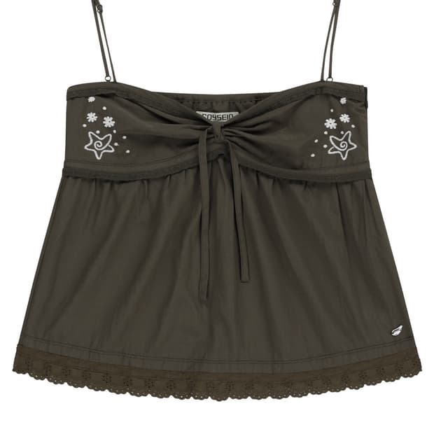 코이세이오 SOLAR STITCH SLEEVELESS BROWN
