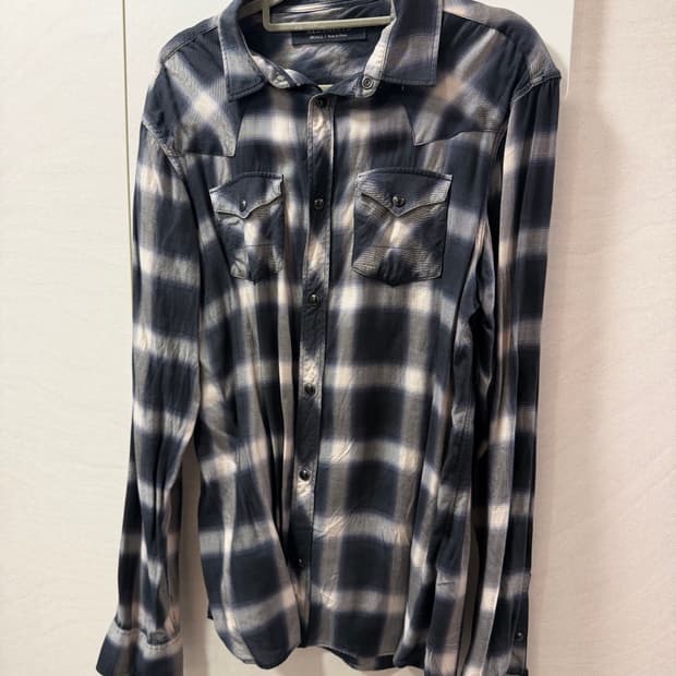 올세인츠 리오셀 체크 셔츠