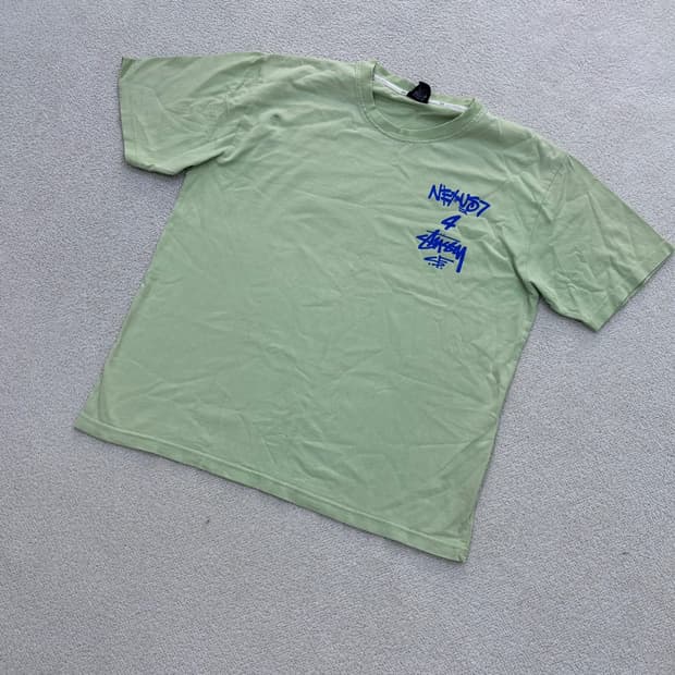 실측확인 빈티지 로고 반팔 티셔츠 0410E