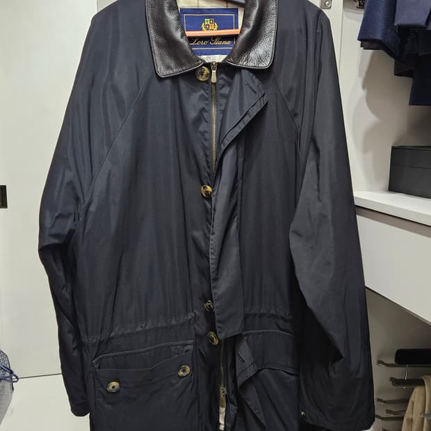 로로피아나 홀시 자켓 블랙 L