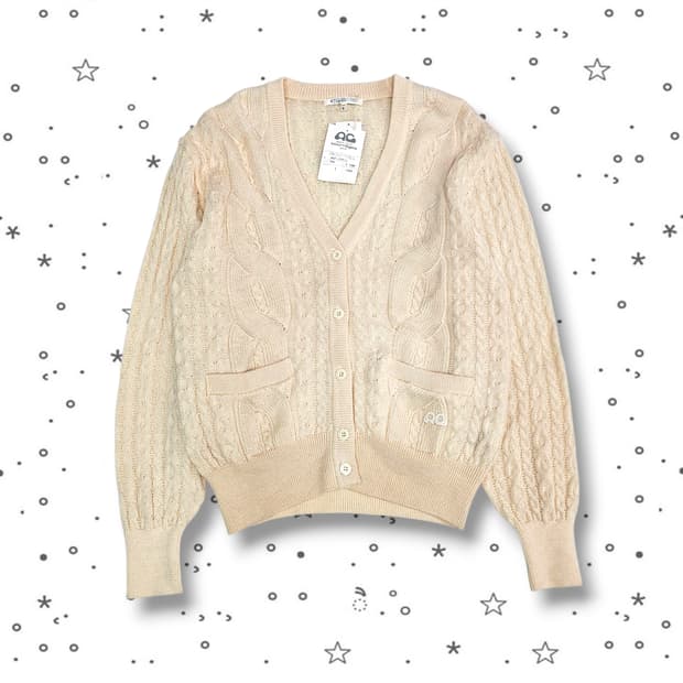 32 Courreges 꾸레쥬 울 니트 가디건