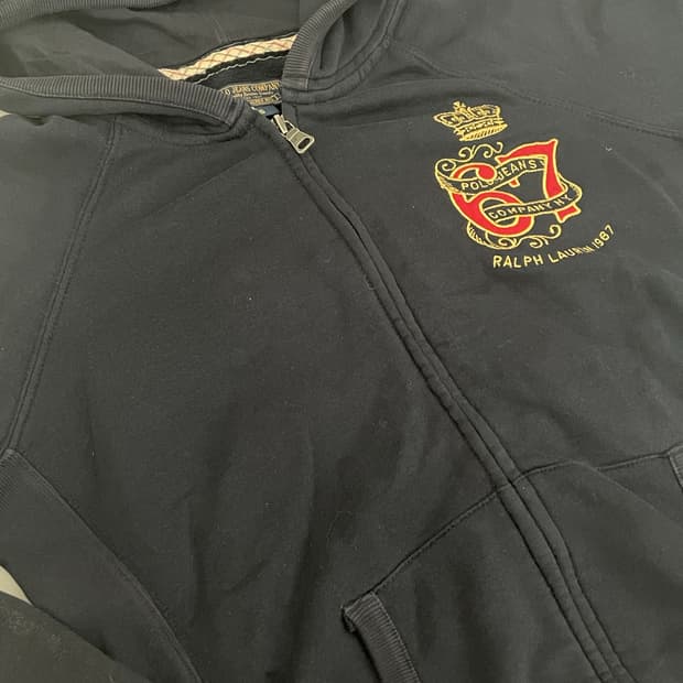 폴로 후드집업 네이비 폴로랄프로렌진스 국내유일매물