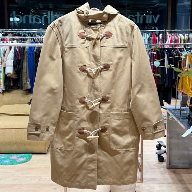 폴로 랄프로렌 브라운 더플 코트 