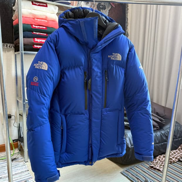노스페이스 뉴 히말라야 패딩 블루