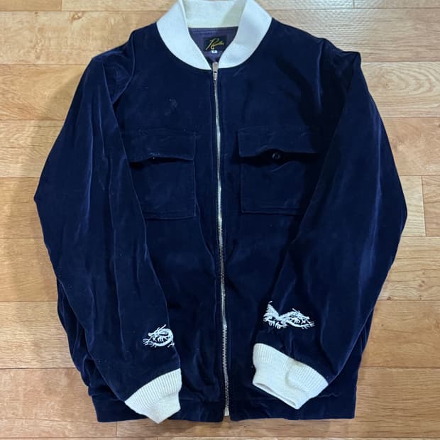 니들스 스웨이드 자켓