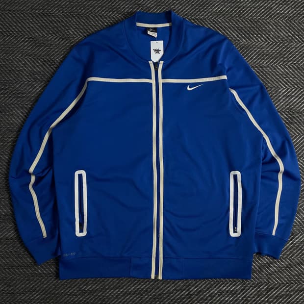 00s 나이키 올드스쿨 디테일 져지 트랙탑 블루o 3535