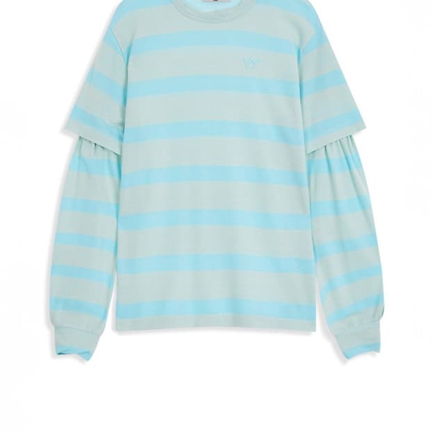 구해요) 오픈와이와이 레이어드스트라이프티