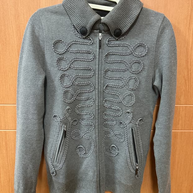 히스테릭 글래머 나폴레옹 니트 집업