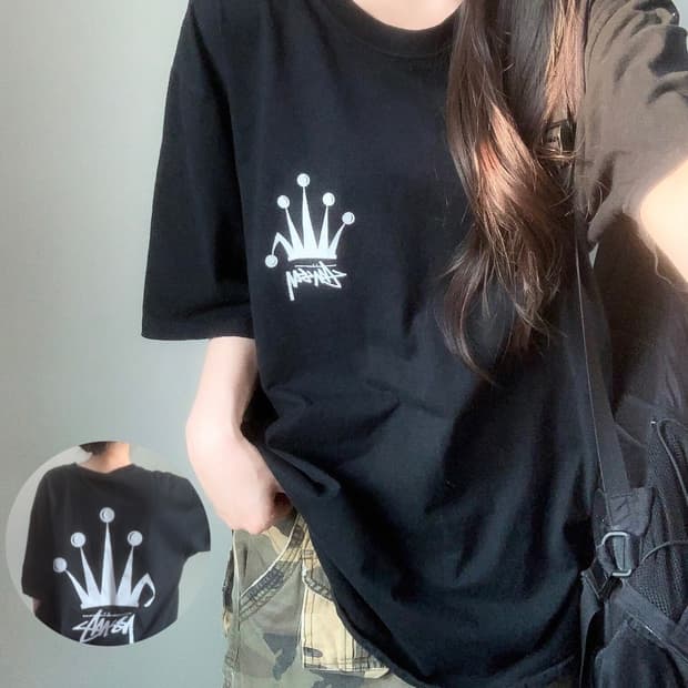 스투시 크라운 반팔티