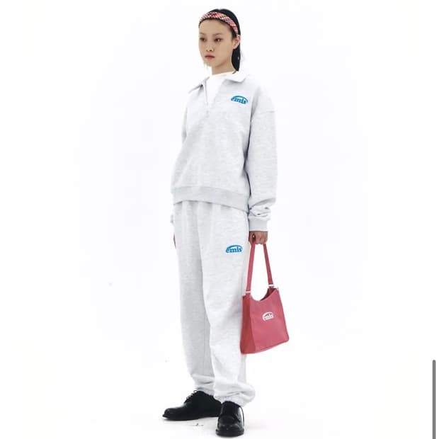 이미스 SQUARE HOBO BAG-PINK