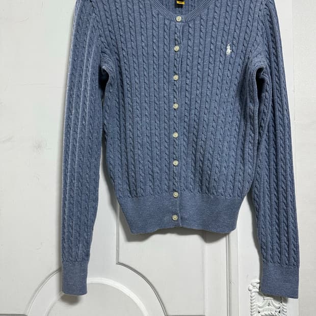 폴로 랄프로렌 꽈배기 니트 가디건