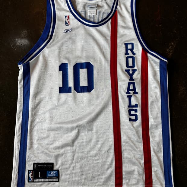 NBA 새크라멘토 킹스 Mike Bibby #10 리복 하드우드