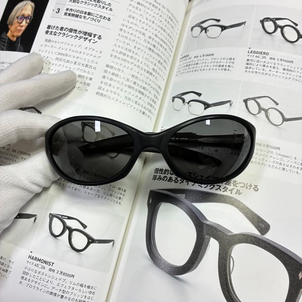 SAMA T3 고글형 블랙 뿔테 선글라스 일본 안경