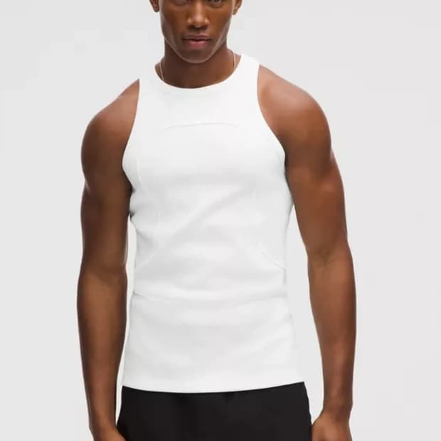 룰루레몬 사울내쉬 콜라보 탱크탑 화이트